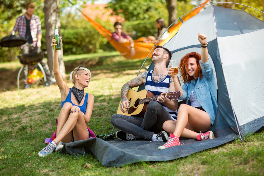 famille en camping Haute Garonne